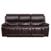 Cicero Leather Power Reclining Sofa - Brown
